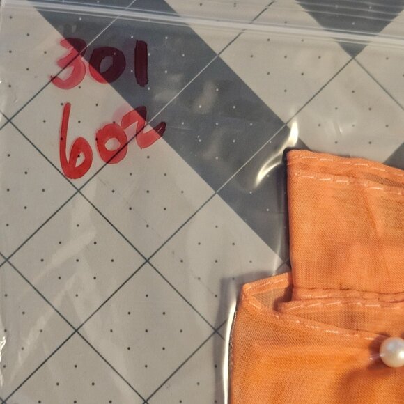 Sheer Paisley Scarf Pearl Buttons Cottage Core Elegance Boho Chic Pattern core - Picture 9 of 11